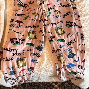 Kids Pajamas with Friends Theme in Pink